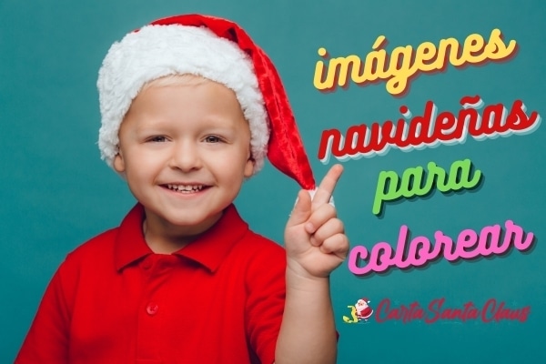 imágenes navideñas para colorear